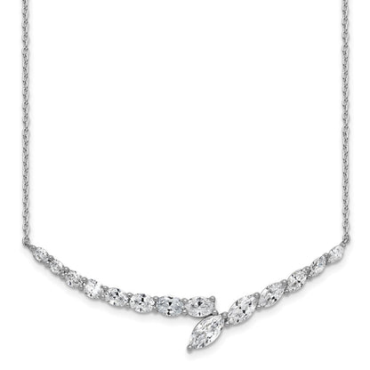 14K Weißgold 4 Ct. Im Labor Gezüchtet Diamant Vs/si+ G+ 16 Zoll Halskette