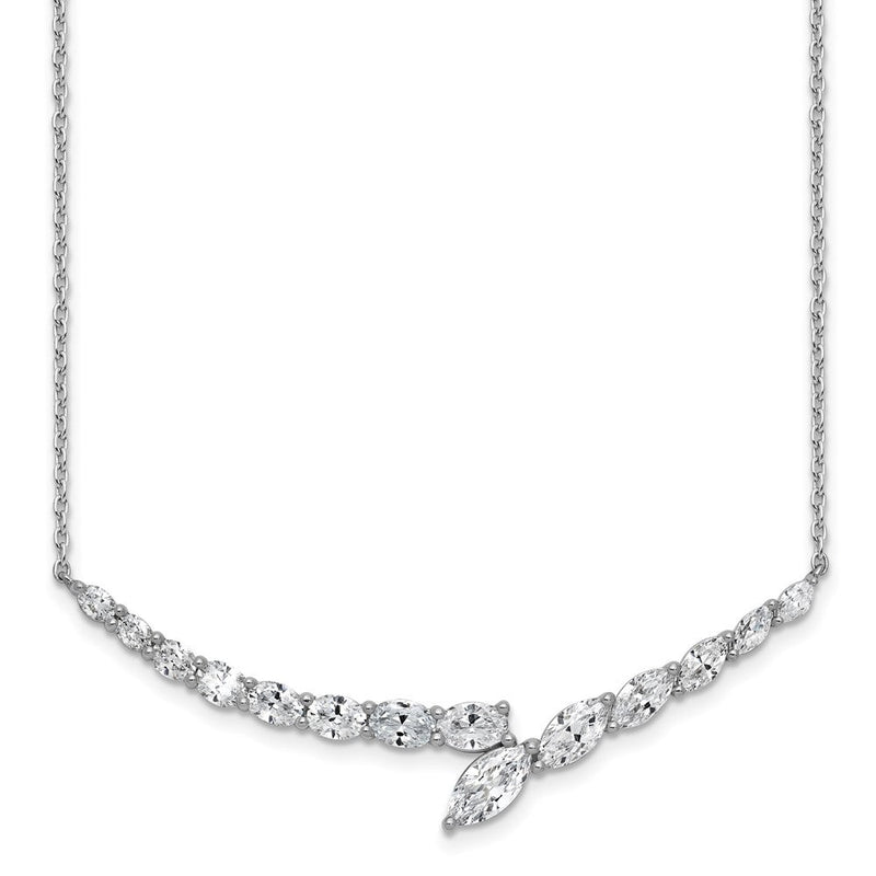 14K Weißgold 4 Ct. Im Labor Gezüchtet Diamant Vs/si+ G+ 16 Zoll Halskette