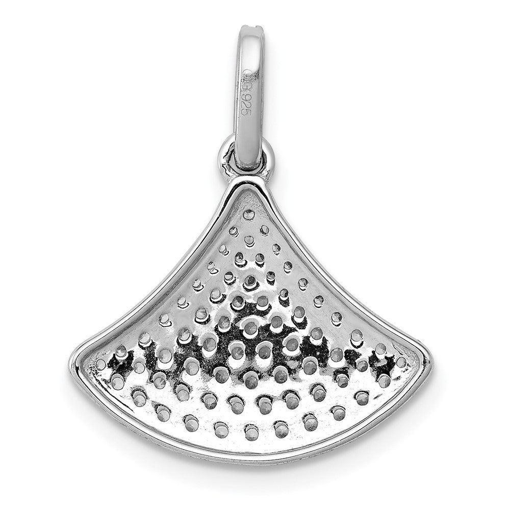 14K Weißgold Fancy-Anhänger mit 0,5 ct. echten Diamanten