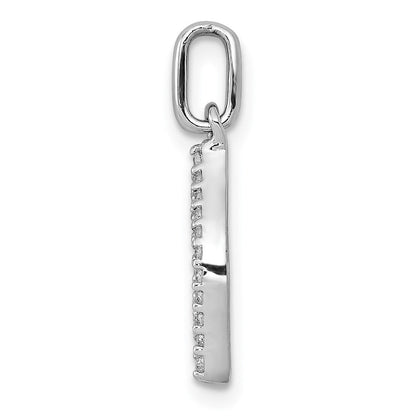 14K Weißgold Diamant-Anhänger, Fancy, mit 0,5 ct. echten Diamanten