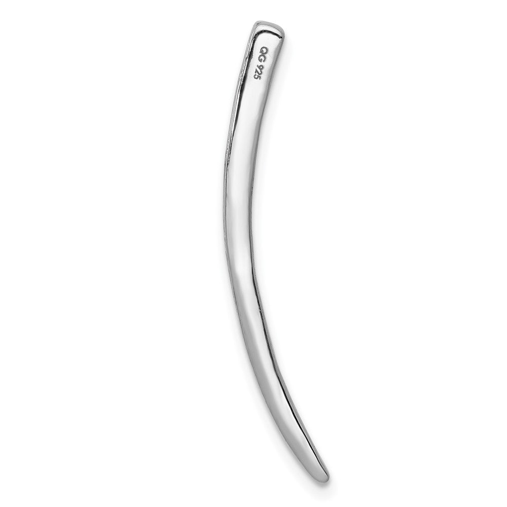 14K Weißgold 1/2ct. Echt Diamant Fantasie Kette Anhänger