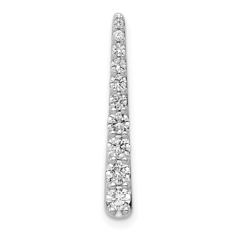 14K Weißgold Im Labor Gezüchtet Diamant Vs/si+ G+ Fantasie Kette Anhänger