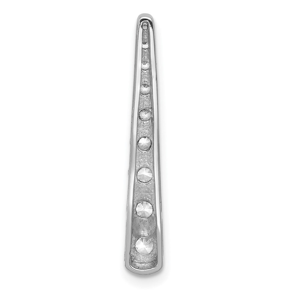 14K Weißgold 3/4ct. Echt Diamant Fantasie Kette Anhänger