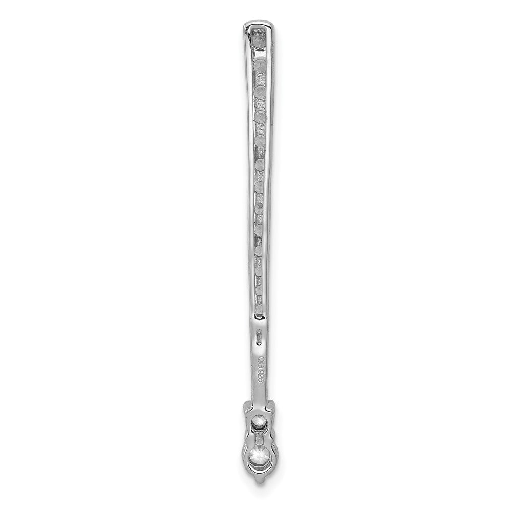 14K Weißgold 5/8ct. Echt Diamant Fantasie Kette Anhänger