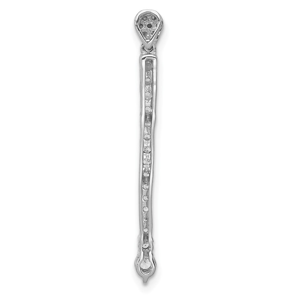 14 Karat Weißgold Fancy-Anhänger mit 0,3 ct. echten Diamanten