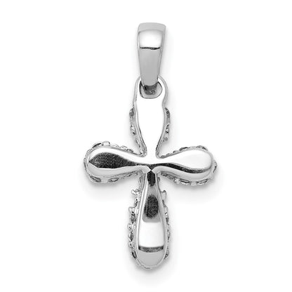 14K Weißgold Anhänger mit 0,25 ct. echtem Diamant