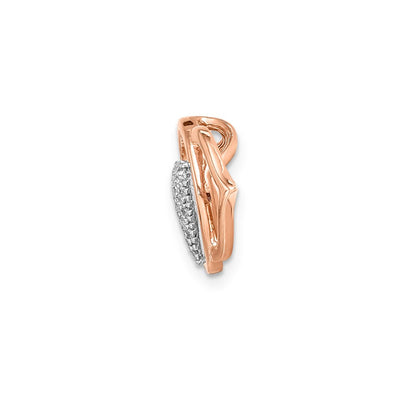 14K Gelbgold 1/6ct. Echt Diamant Ajna/brow Chakra Kette Anhänger