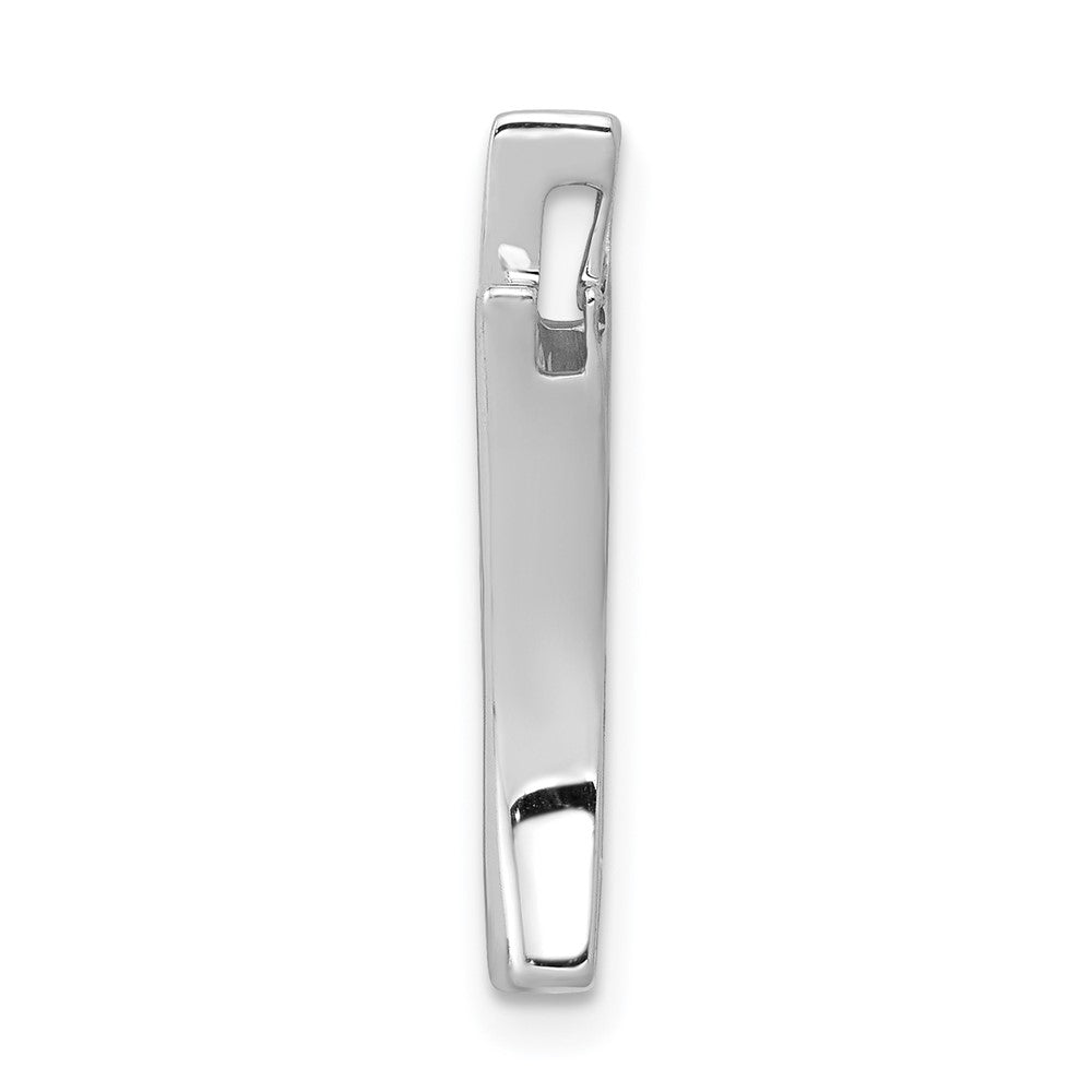 14K Weißgold 1/15ct. Echt Diamant Journey Kette Anhänger