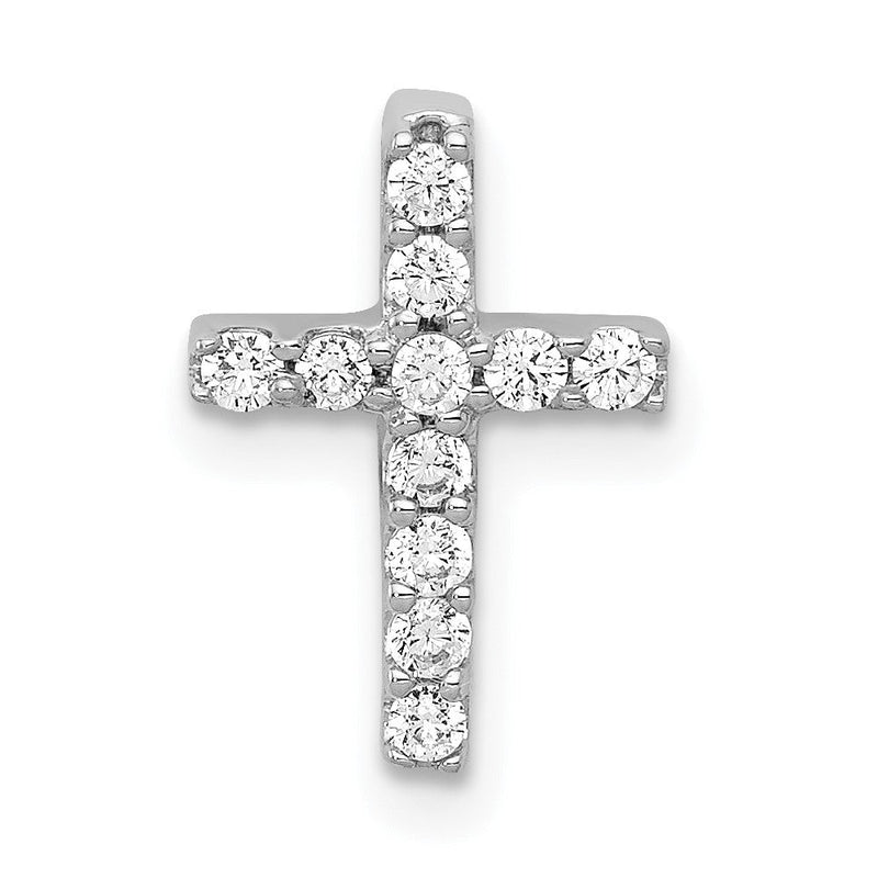 14K Weißgold Kettenanhänger mit 0,2 ct. laborgezüchteten Diamanten VS/SI+ G+
