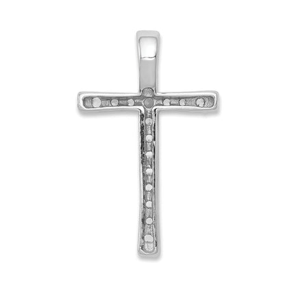 14K Weißgold Gleitanhänger für Kette mit 0,2 ct. im Labor gezüchteten Diamanten VS/SI+ G+