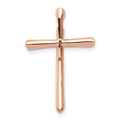 14K Roségold.01ct Echt Diamant Kette Anhänger