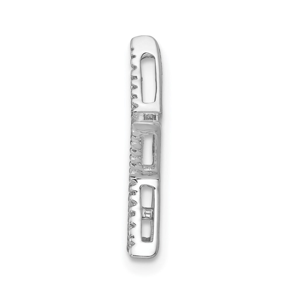 14K Weißgold Echt Diamant Stern Kette Anhänger