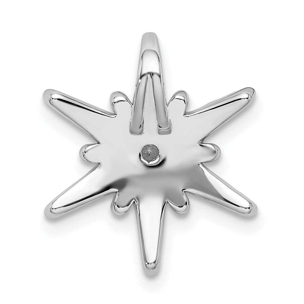 14K Weißgold Kettenanhänger mit 0,5 ct. Laborgezüchtetem Diamant VS/SI+ G+