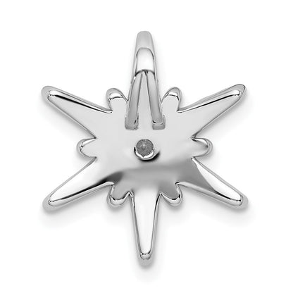 14K Weißgold Kettenanhänger mit 0,5 ct. Laborgezüchtetem Diamant VS/SI+ G+
