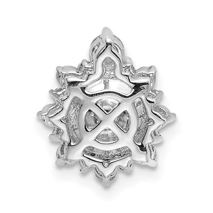 14K Weißgold 1/3 Karat Im Labor Gezüchtet Diamant Vs/si+ G+ und 7.00 Mm Süßwasser Zuchtperle Kette Anhänger