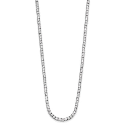 14K Weißgold 10 Ct. Im Labor Gezüchtet Diamant Vs/si+ G+ 16 Zoll Tennis Halskette