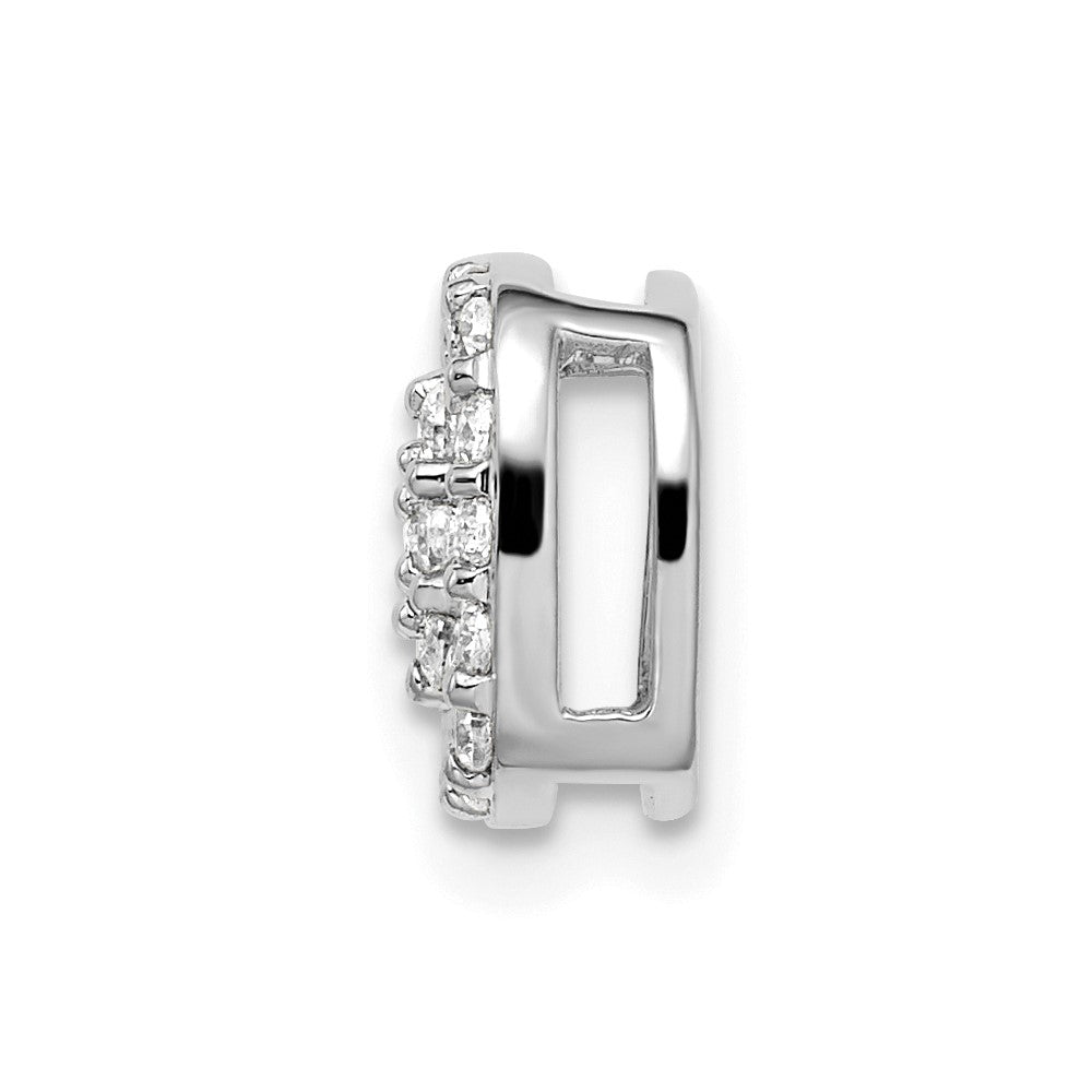 14K Weißgold Kettenanhänger mit 0,375 ct. im Labor gezüchteten Diamanten VS/SI+ G+