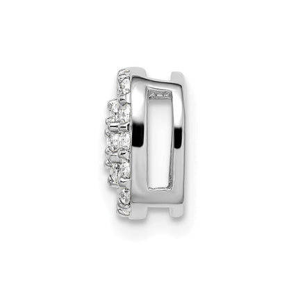 14K Weißgold Kettenanhänger mit 0,375 ct. im Labor gezüchteten Diamanten VS/SI+ G+