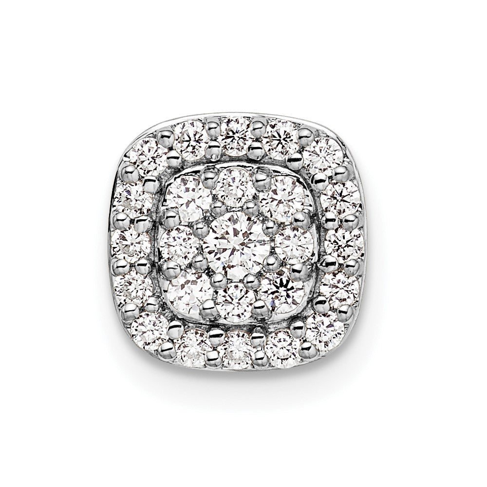 14K Weißgold Kettenanhänger mit 0,375 ct. im Labor gezüchteten Diamanten VS/SI+ G+