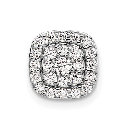 14K Weißgold Kettenanhänger mit 0,375 ct. im Labor gezüchteten Diamanten VS/SI+ G+