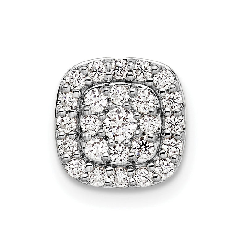 14K Weißgold Kettenanhänger mit 0,375 ct. im Labor gezüchteten Diamanten VS/SI+ G+
