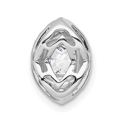 14K Weißgold Im Labor Gezüchtet Vs/si+ G+ Diamant Heiligenschein Kette Anhänger