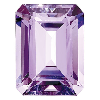 Edelstein Rose De France Quarz Aa Qualität 9x7mm Smaragdschliff
