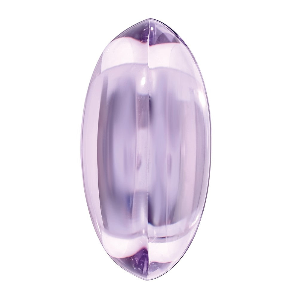 Edelstein Rose De France Quarz Aa Qualität 16x12mm Oval Doppelt Cabochon