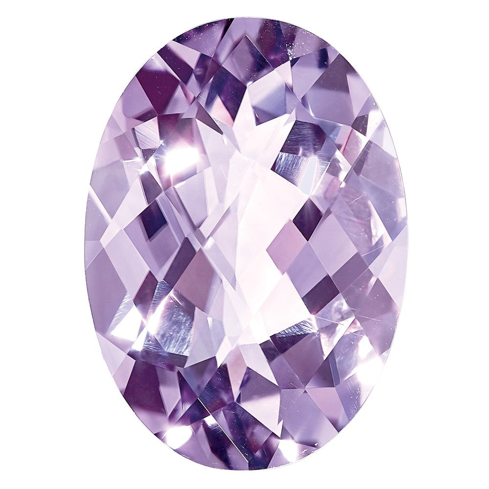 Edelstein Rose De France Quarz Aa Qualität 8x6mm Oval Schachbrett