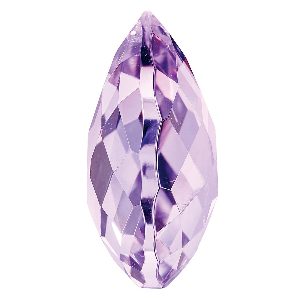 Edelstein Rose De France Quarz Aa Qualität 16x12mm Tropfen Briolette