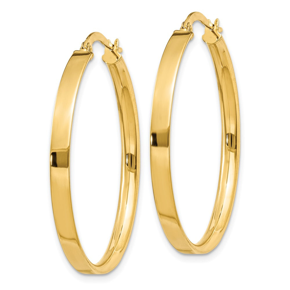 14K Gelbgold 3mm Xl Creolen