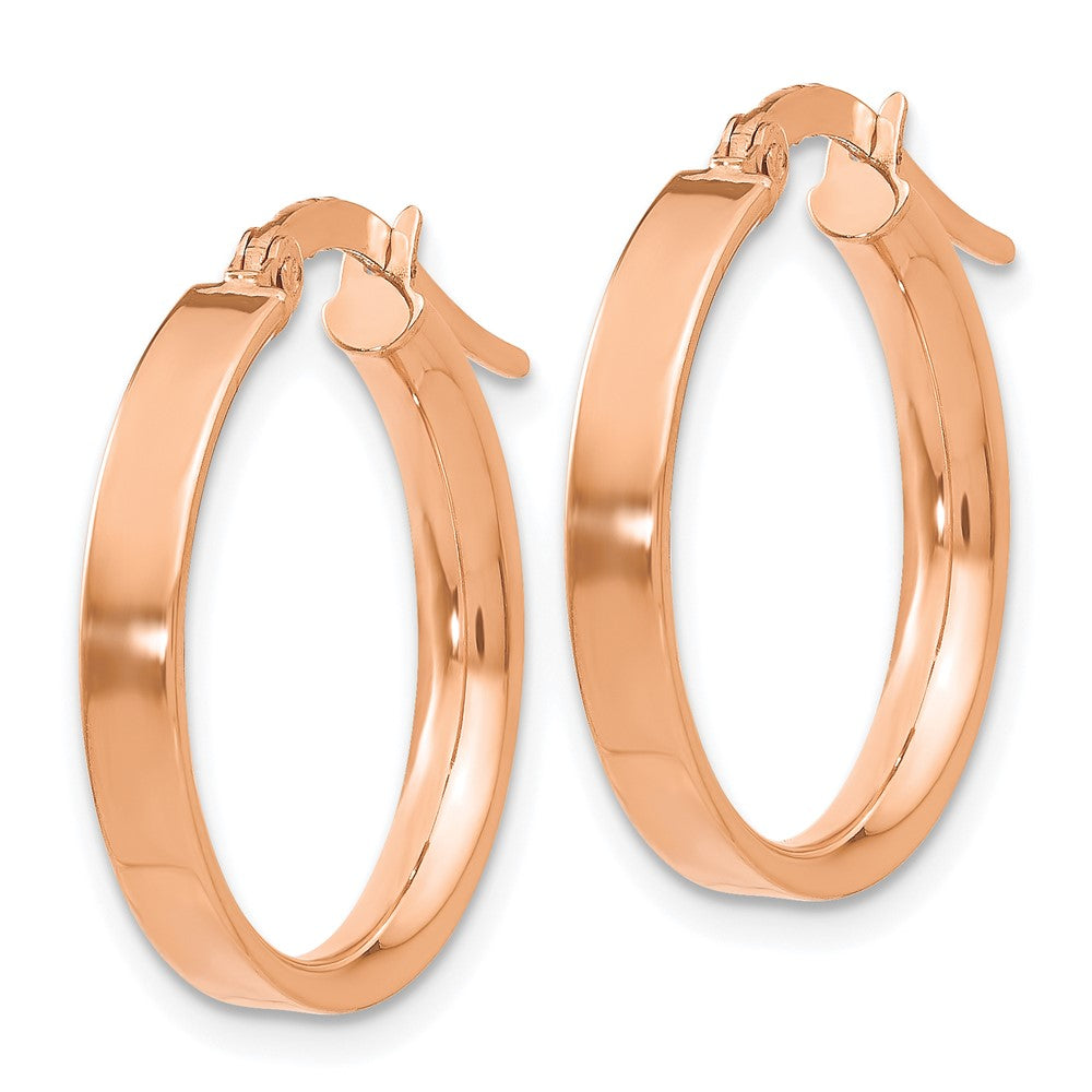 14K Roségold 3mm Klein Creolen