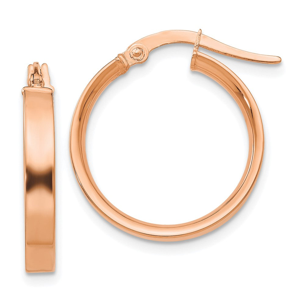 14K Roségold 3mm Klein Creolen