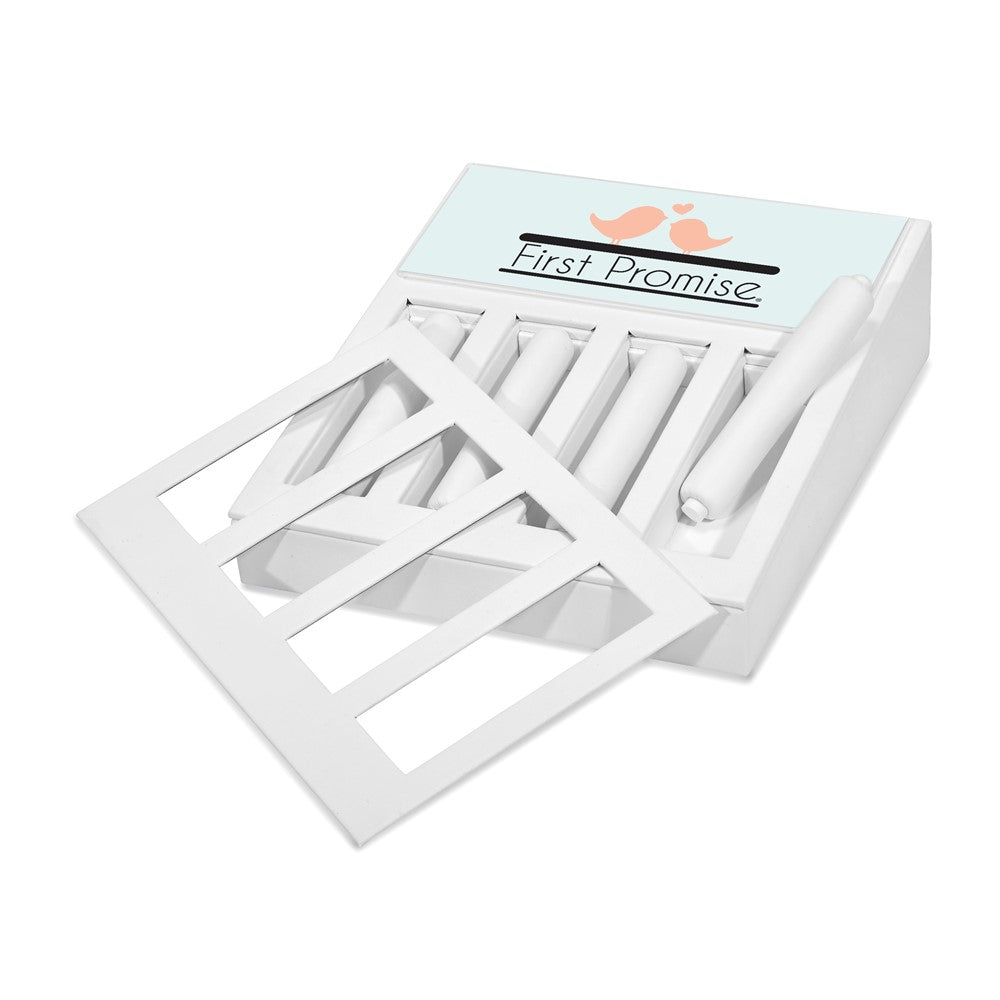 Non Metal First Versprechen 4 Ring-rod Display mit Signage
