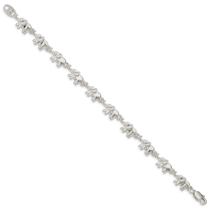 Sterlingsilber Elephants Armband