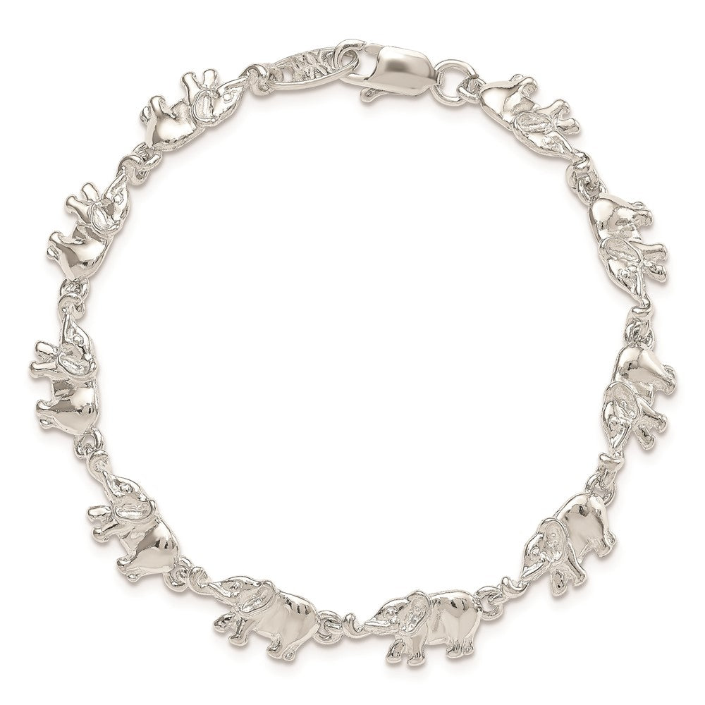 Sterlingsilber Elephants Armband