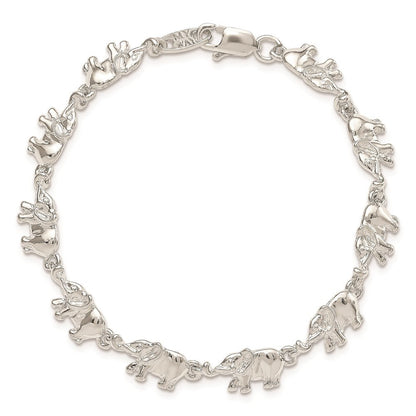 Sterlingsilber Elephants Armband