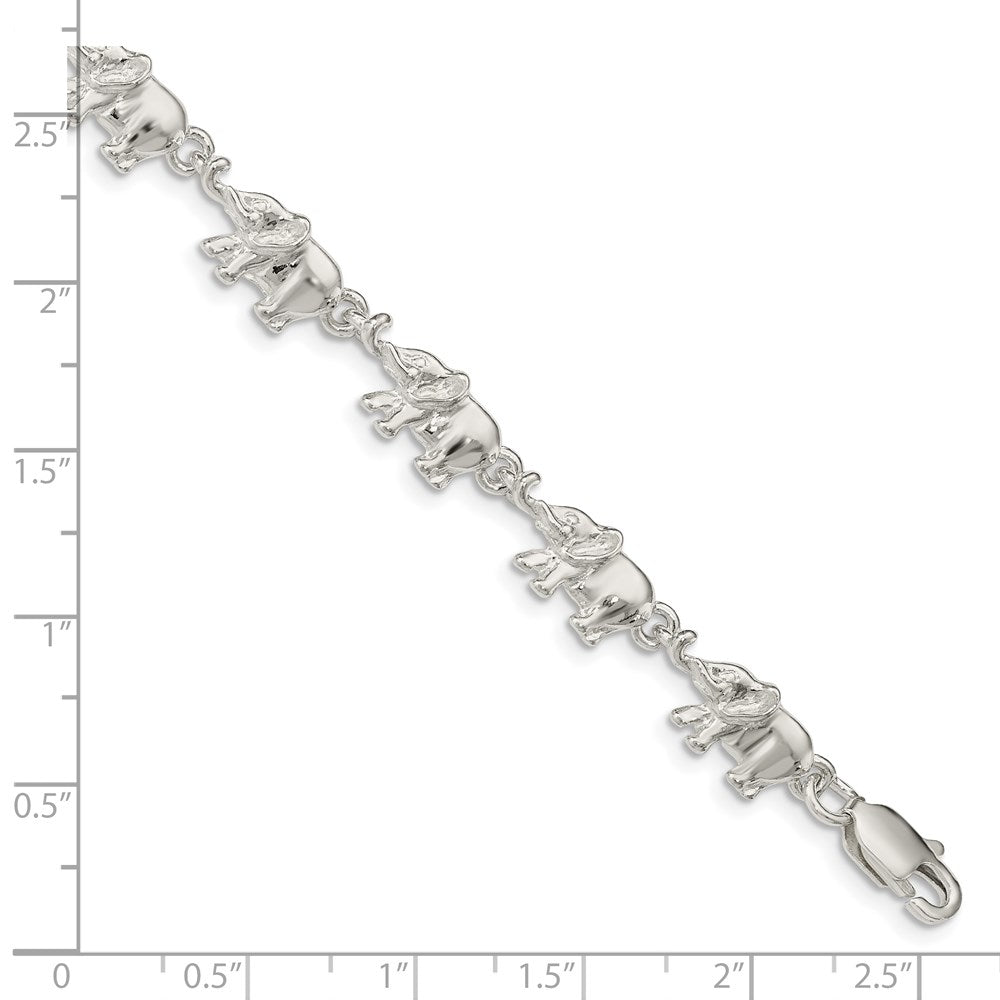 Sterlingsilber Elephants Armband
