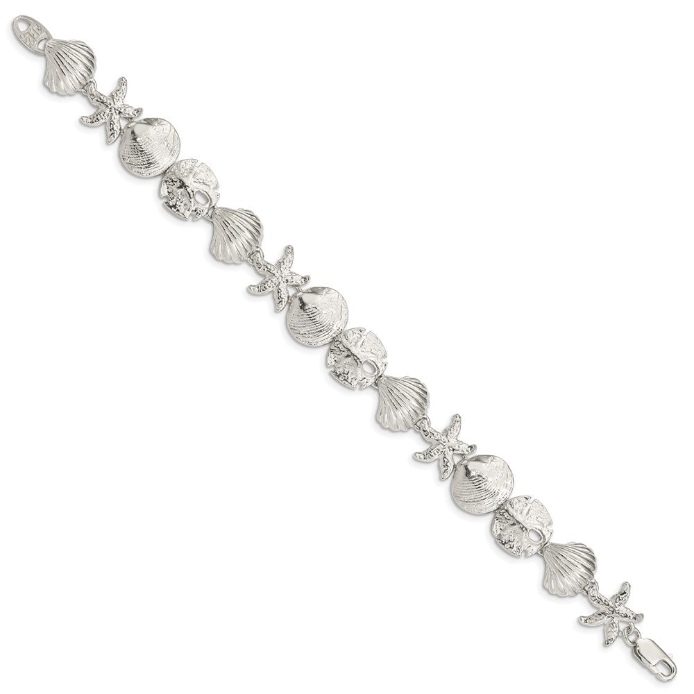 Sterlingsilber Seashells Armband