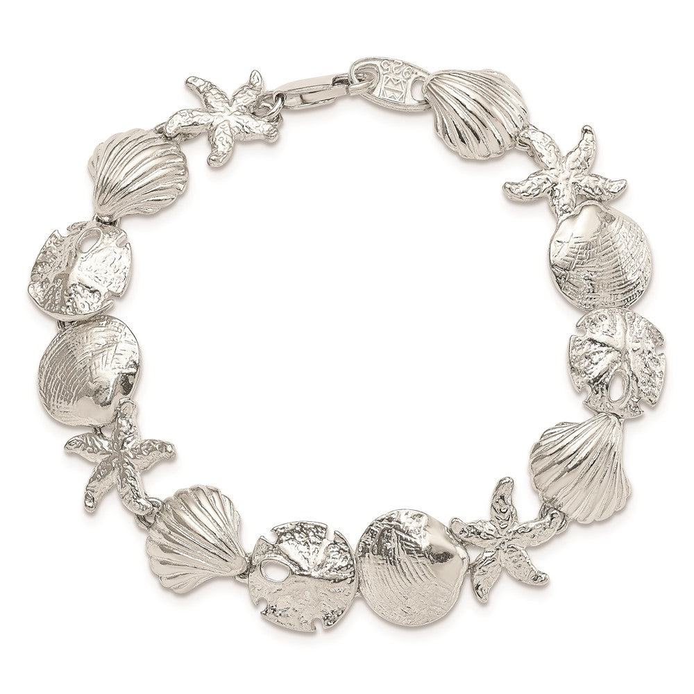 Sterlingsilber Seashells Armband