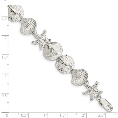 Sterlingsilber Seashells Armband