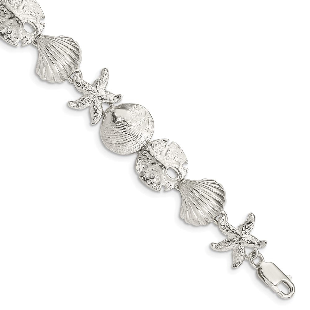 Sterlingsilber Seashells Armband