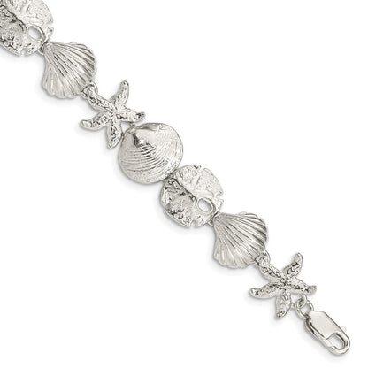 Sterlingsilber Seashells Armband