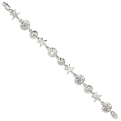Sterlingsilber Seashells Armband