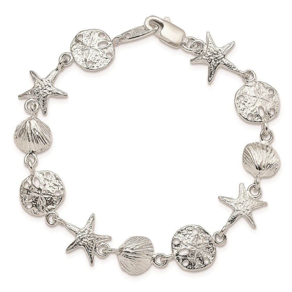 Sterlingsilber Seashells Armband