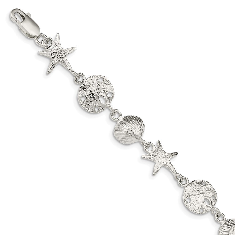 Sterlingsilber Seashells Armband
