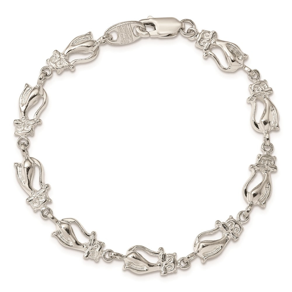 Sterlingsilber Cats Armband