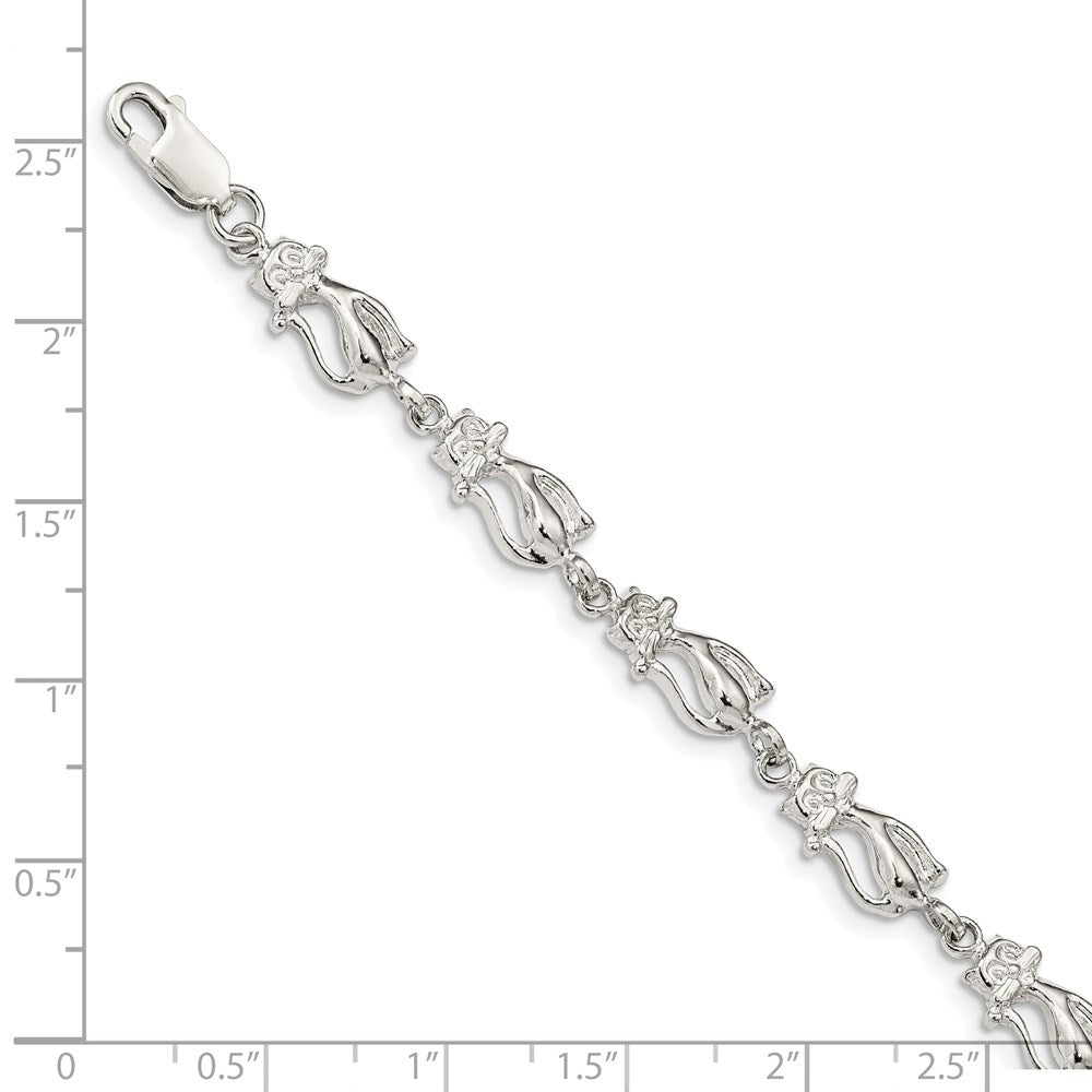Sterlingsilber Cats Armband