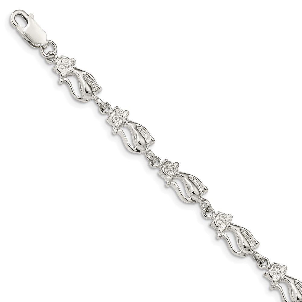 Sterlingsilber Cats Armband