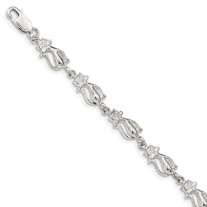 Sterlingsilber Cats Armband
